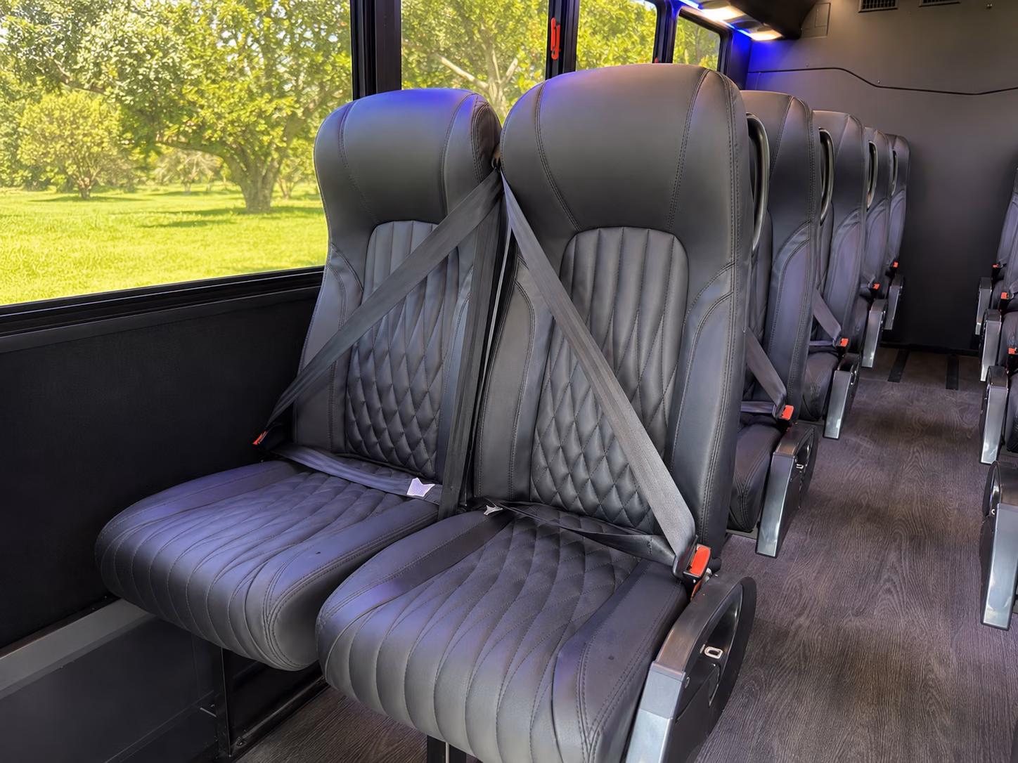 bachelor bus rentals from lake forest to san diego s gaslamp quarter