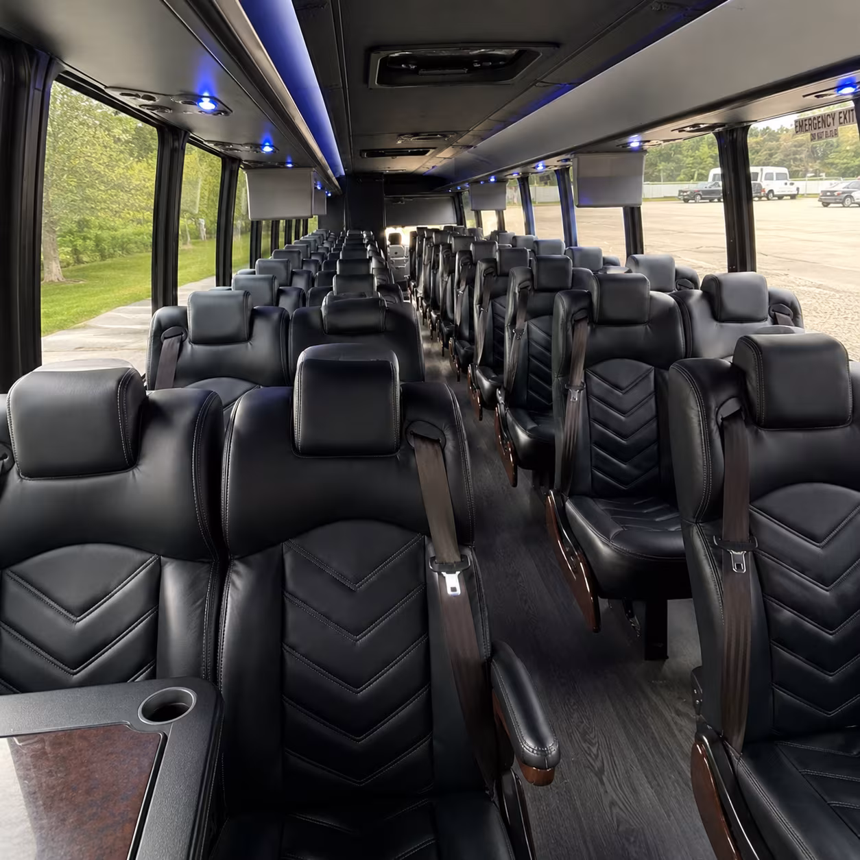 lake forest 30 passenger minibus interior
