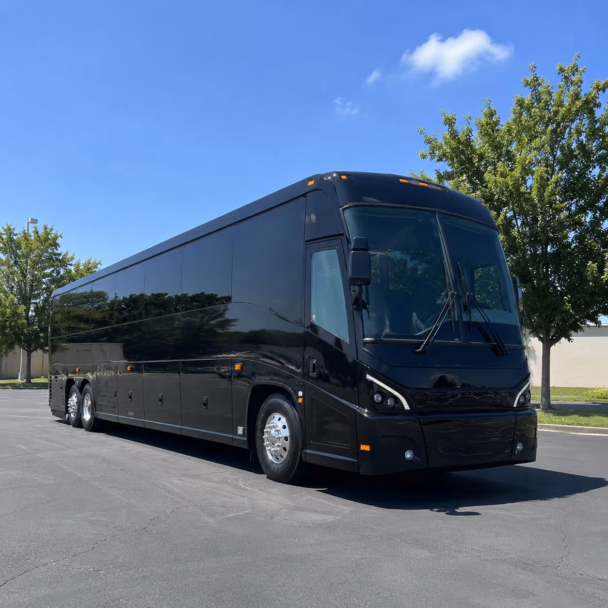 lake forest 56 passenger charter bus
