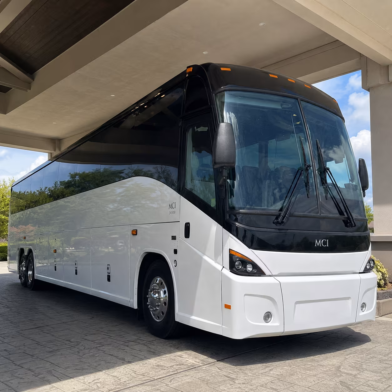 lake forest government military charter bus rental