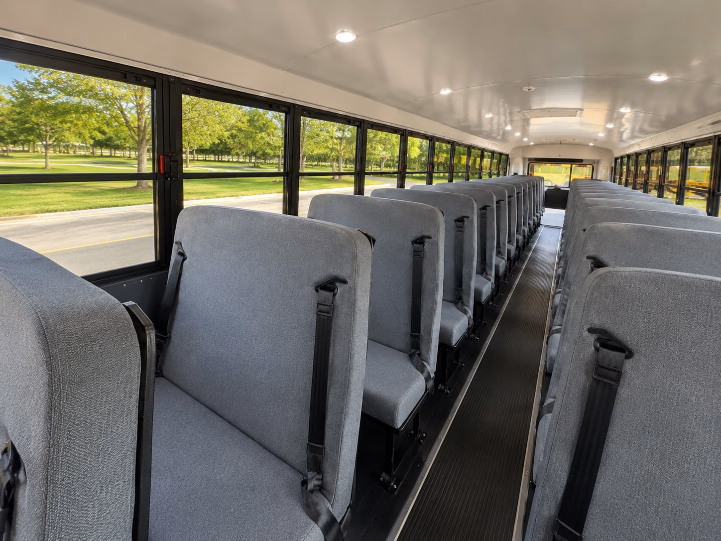 lake forest school bus interior