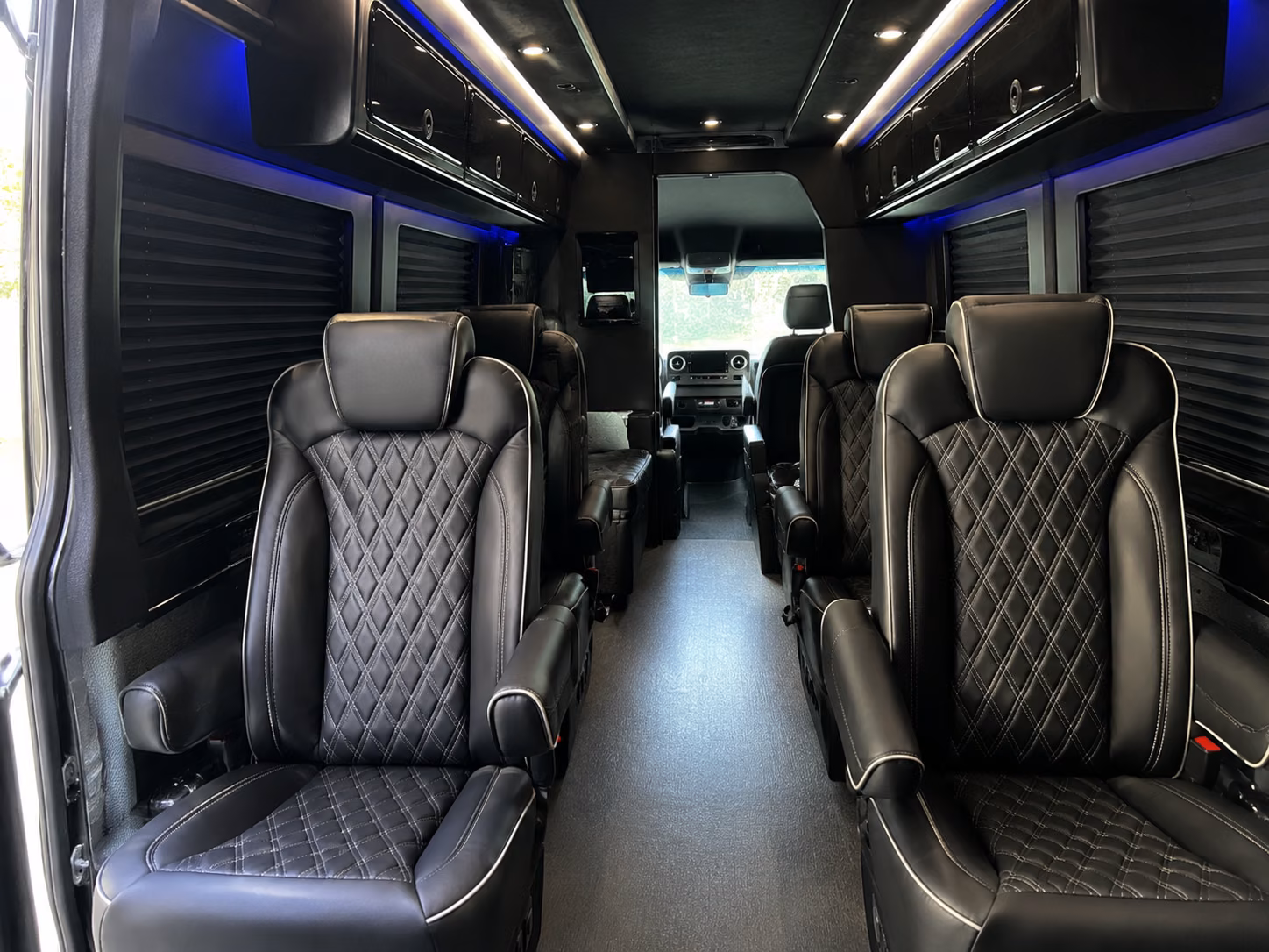 sprinter van with driver interior