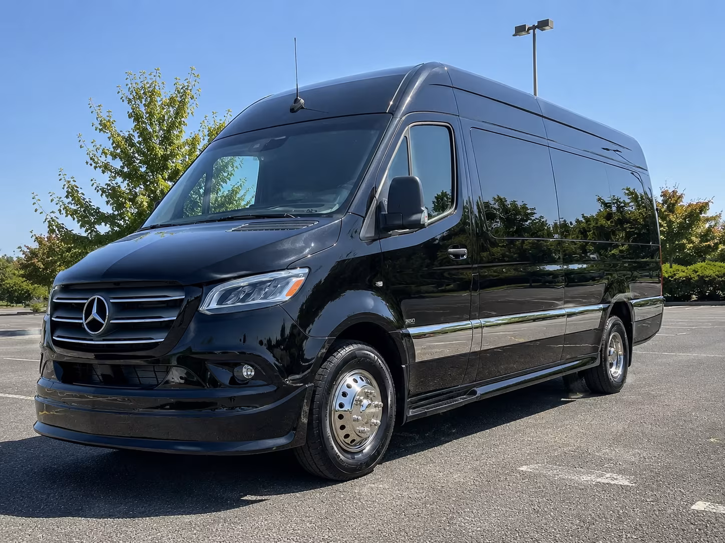 sprinter vans and buses for bands performers and touring groups near lake forest